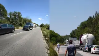 Ограничиха временно движението по пътя Враца – Краводер заради гърмящи газови бутилки