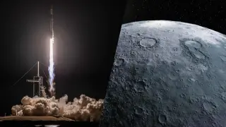 Част от ракета Falcon 9 на SpaceX ще се удари в Луната на 5 август
