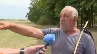 Овчар разказва как е чул силен звук при падането на дрон край Йовково
