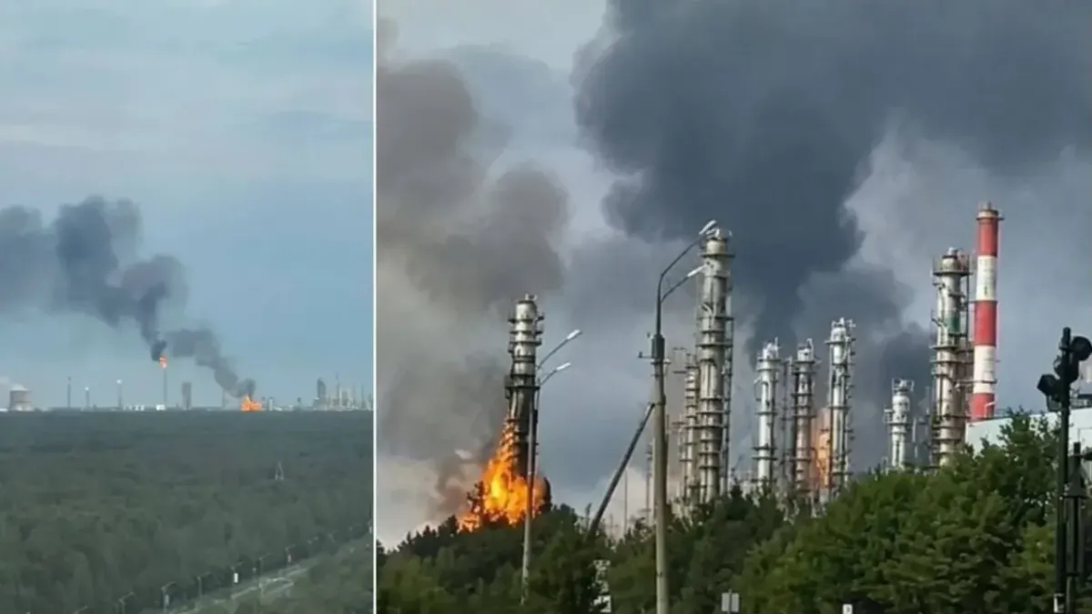Украински дронове поразиха нефтохимически гигант в Тоболск на над 2200 км от границата