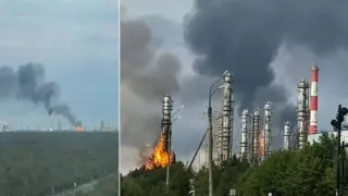 Украински дронове поразиха нефтохимически гигант в Тоболск на над 2200 км от границата