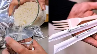 Крачка към свят без пластмаса: Компания в Уобърн, Масачузетс, произвежда вилици от захар