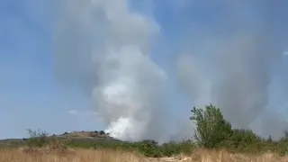 Пожар в Пазарджишко, вдигат хеликоптер от "Крумово" да го гаси
