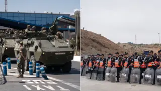 Испания струпа военни на границата при Сеута, Мароко опъна бодлива тел