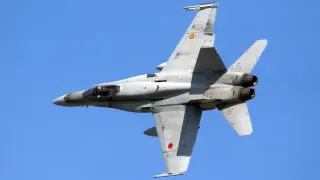 Испански F-18 свали дрон над Румъния след навлизане от Молдова