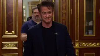 Зеленски се пошегува с Шон Пен относно неговия „Оскар“