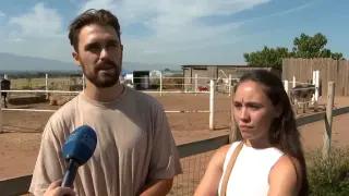 Александра и Цветан гасиха пожар в сватбения си ден