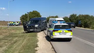 Четири превозни средства се нанизаха край Русе, бебе е сред пътниците