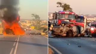 Тежка катастрофа затвори пътя Ямбол-Сливен, има две жертви Обновена