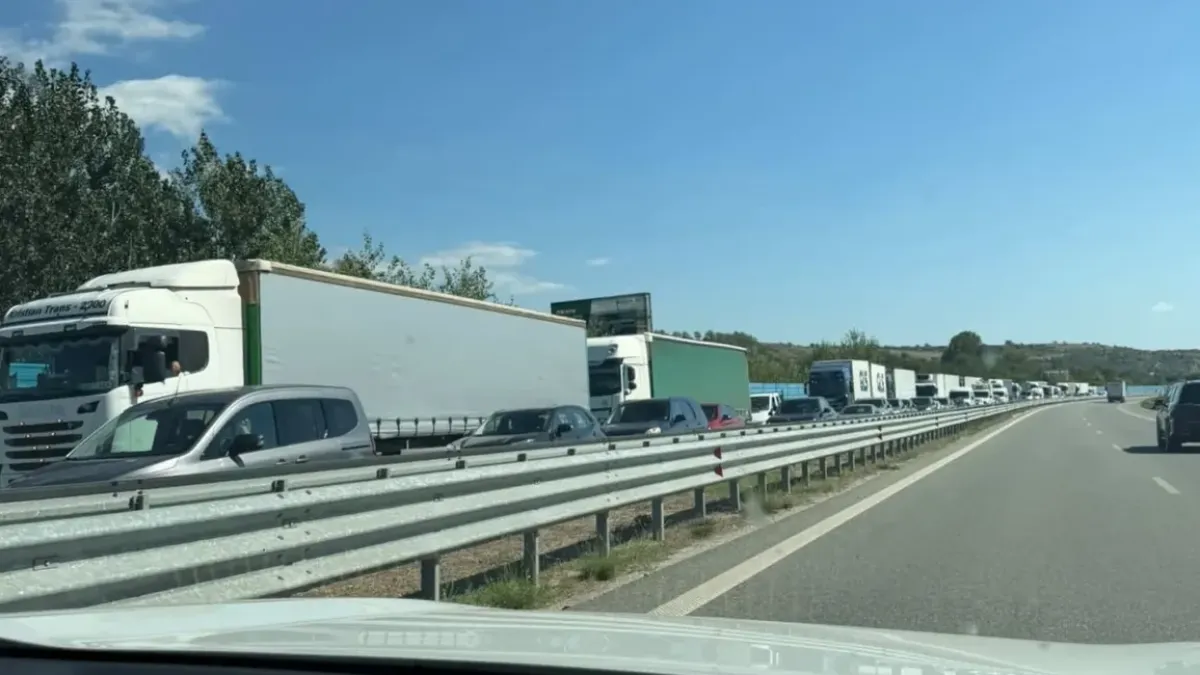 Километрична тапа на АМ „Струма“ в посока София