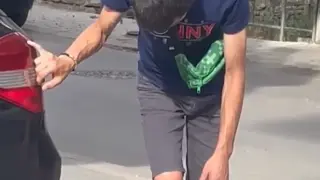 Заснеха младеж в "зомби" поза в Стара Загора
