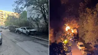 500 000 евро или още палежи: Разкриха схемата зад огнената нощ с опожарени коли в София