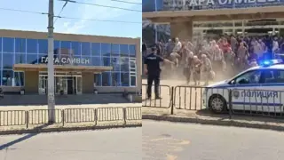Евакуираха влака Бургас - София, полиция отцепи гара Сливен