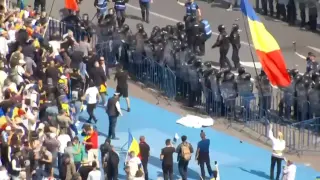 Кървави сблъсъци в Букурещ: Протестът на овцевъдите ескалира с газ и арести