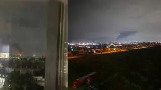 Голям пожар и експлозии в Ростов: руско военно летище е под обстрел