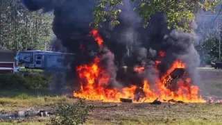 Изтребител на американските ВВС се разби в Мичиган