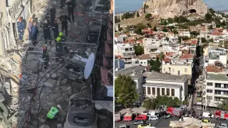 Откриха тялото на жена под рухналата сграда в Атина, петима остават в неизвестност