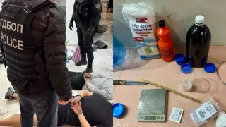 ГДБОП удари нарколаборатория в Сливен: Четирима задържани за производство на метамфетамин