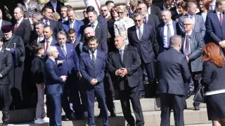 Останките на цар Самуил пристигнаха в България, Борисов и Кирил Петков рамо до рамо