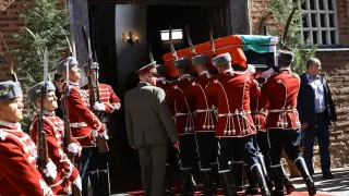 Цар Самуил бе положен във вечния си дом в базиликата „Света София"
