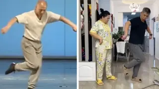 Мъж показа как отблъсква молбите на жена си, използвайки прийоми от кунг-фу
