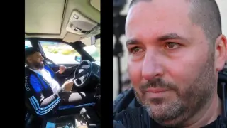 Опасна хватка зад волана: Шофьор управлява колата си с предпазния колан