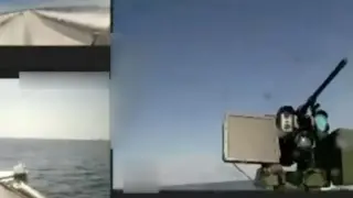 Украински морски дрон Sargan свали руски "Шахед" Кадри