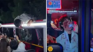 Пуснаха туристически автобус, който е атакуван от зомбита