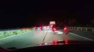 Огромно задръстване на АМ "Тракия" преди София след катастрофа, колите пълзят