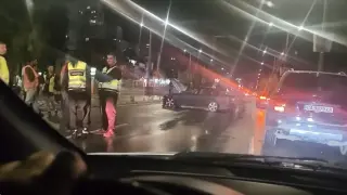 Тежка катастрофа с БМВ посред нощ в София