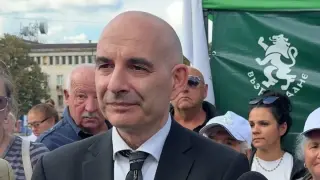 Петър Волгин беше посрещнат от стотици граждани в Кюстендил