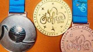 Показаха медалите за Световното по художествена гимнастика (СНИМКИ)