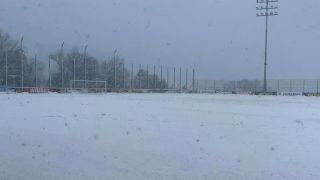 Отложиха футболен мач у нас заради лошото време СНИМКИ