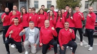 Слави Бинев и Георги Папазки изпратиха националите СНИМКИ