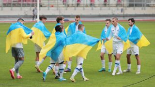 Историческо! Украински отбор игра за първи път след началото на войната
