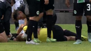 Нокаутираха съдията на мач на Лудогорец ВИДЕО