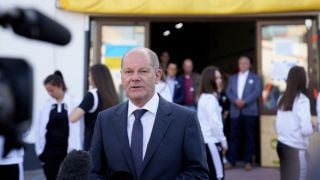 Канцлерът на Германия на "Уембли" за големия финал срещу Англия