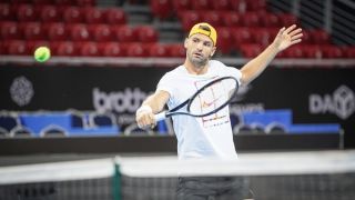 Григор Димитров тренира с №1 в схемата на Sofia Open