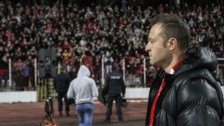Страхотно посрещане за Владо Манчев на "Българска армия" ВИДЕО