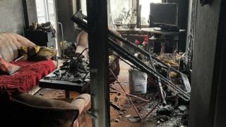 Потресаваща гледка! СНИМКИ на опожарения дом на бившия футболист от Пловдив
