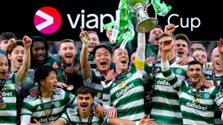 Селтик удари Рейнджърс за 21-а Купа на Лигата