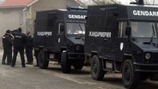 Почерня от полиция в Бистрица