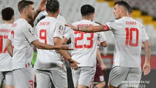 Швейцария тръгна на висока скорост от Сърбия към Евро 2024 ВИДЕО