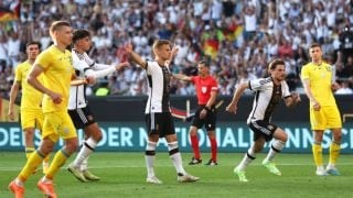 Германия се спаси срещу Украйна в края на зрелище ВИДЕО