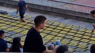 Играчи на ЦСКА гледат дерби в Пловдив ВИДЕО