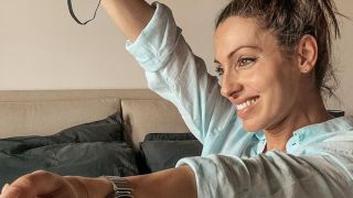 Ивет Лалова празнува