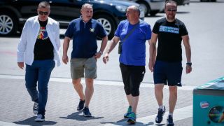 Показаха Мъри сред левскари в София и стана интересно СНИМКИ