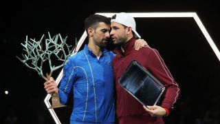 Страшен скандал преди зрелището Гришо - Джокович СНИМКИ
