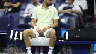 Изненадващ проблем на US Open в мача на Григор Димитров ВИДЕО