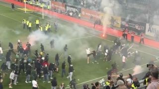 Окървавиха голямо дерби, като на война е ВИДЕО/СНИМКИ 18+